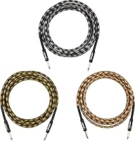 Vista 51 de Fender 10-Foot Professional Instrument Cable, Straight-Angle, Desert Camo - 2 Pack