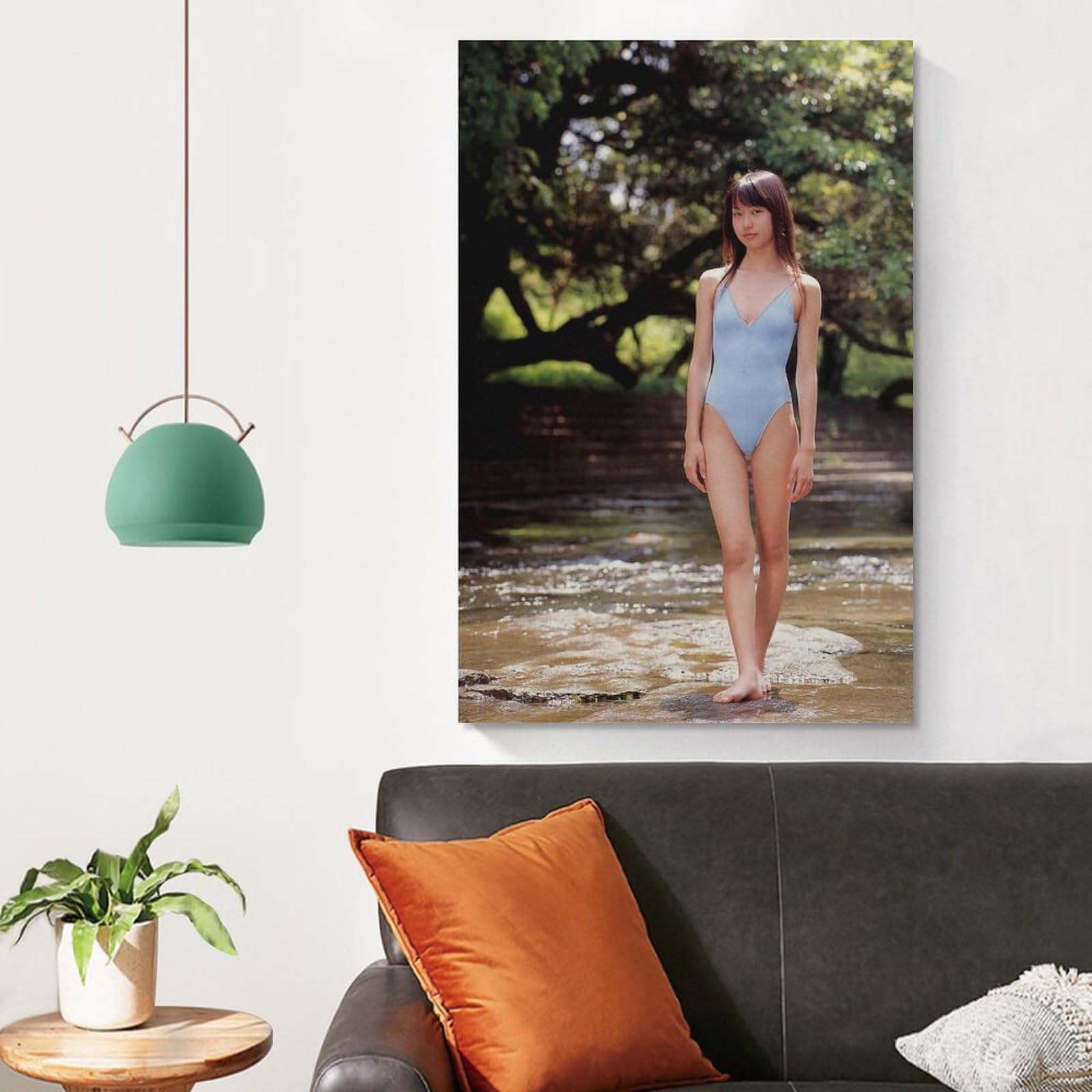 油絵　[月下の水着]   アート　インテリア　美術品 油絵[月下の水着] アートインテリア美術品