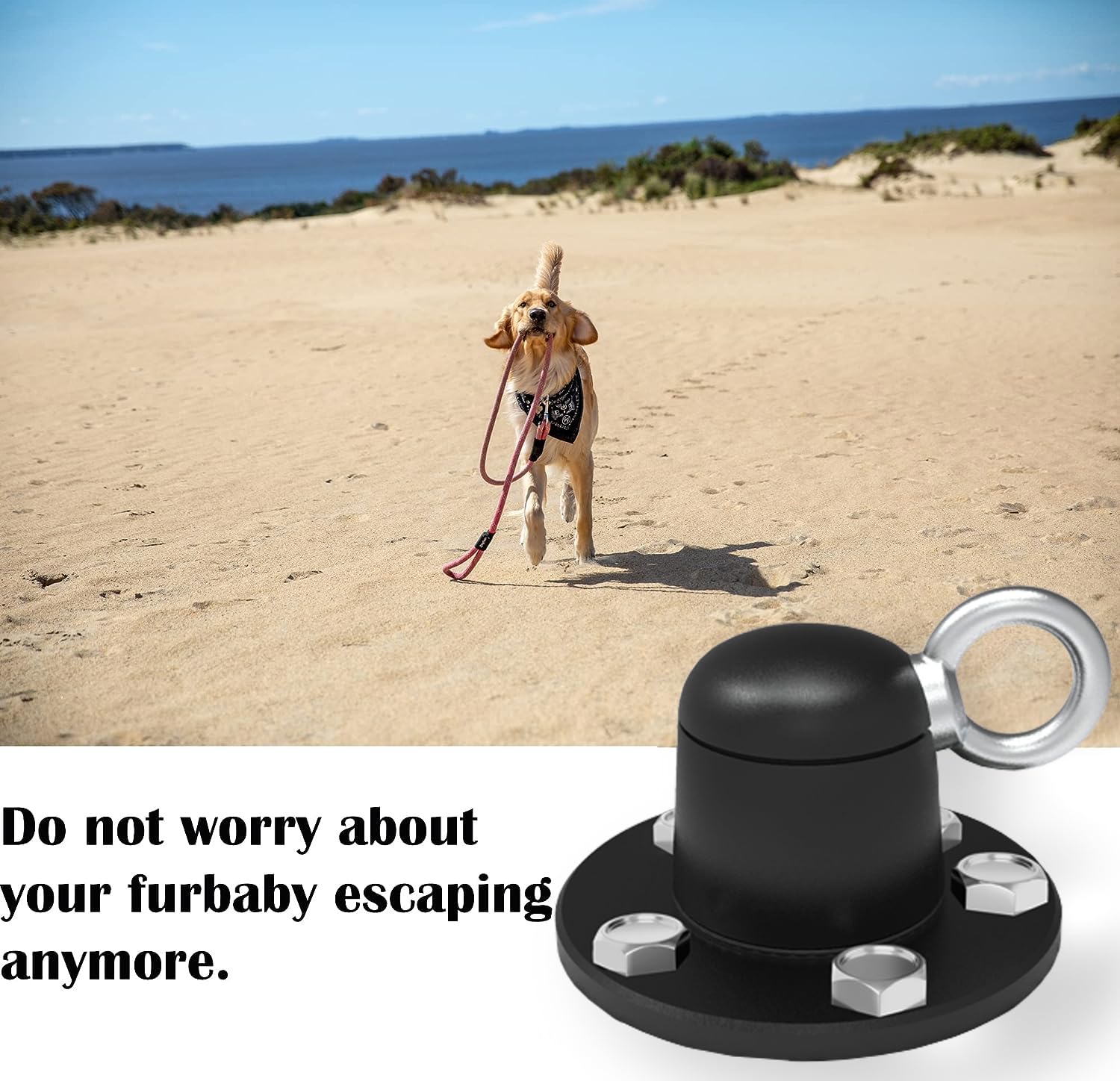 Longe Chien Dog Trolley Cable Snagle Paw Dog Runner For Yard,Heavy