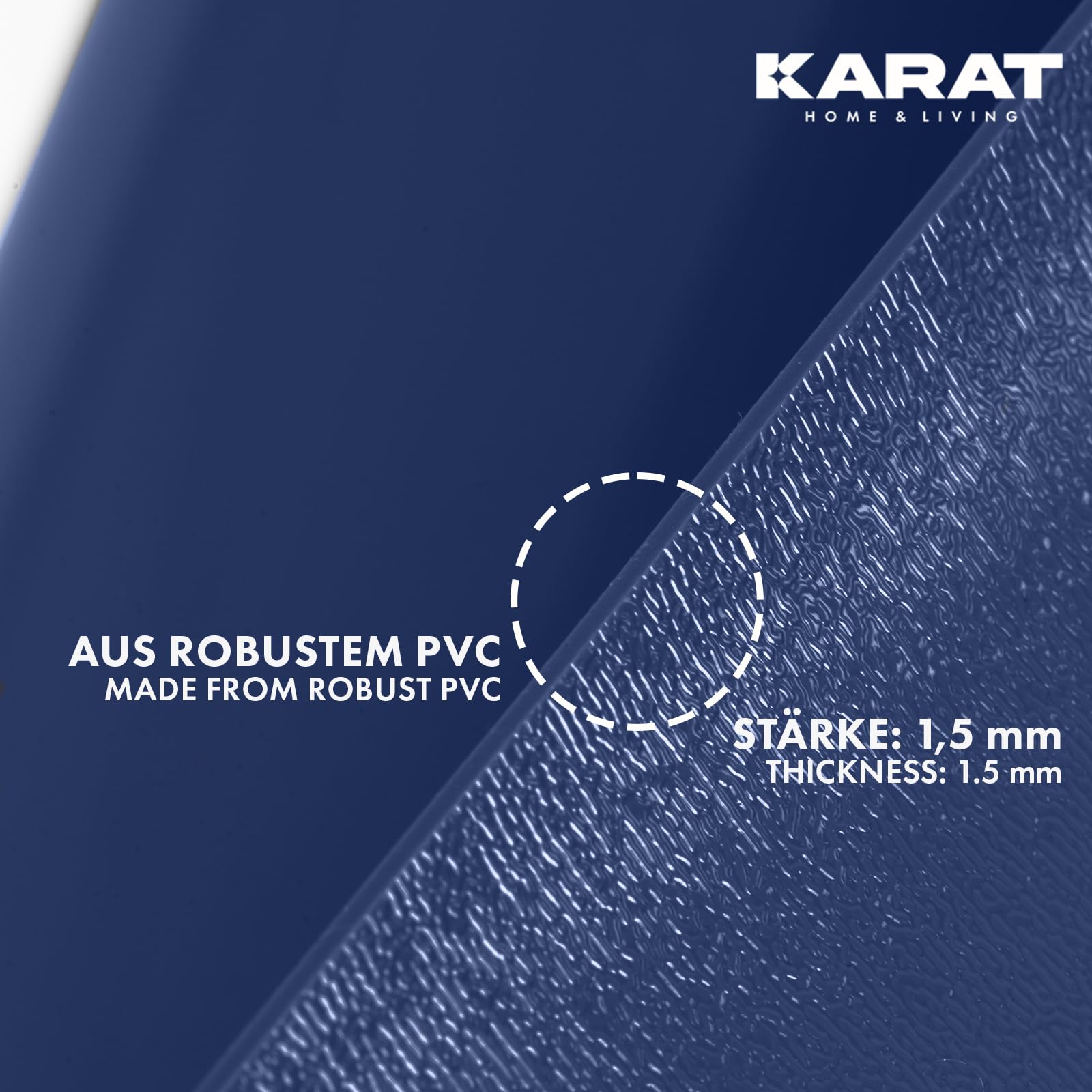 Tappetino Protettivo Per Sedia Da Ufficio - Antiscivolo, Per Parquet E Laminato, 90x50cm - Foto 2