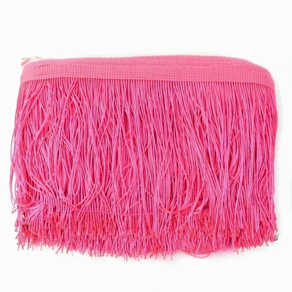 VIXDA 10Yards 10-30cm Color Tassel Fringes Sewing Curtain Stage Garment Lace Trim Latin Dance Dress Fringe Tassels DIY Craft