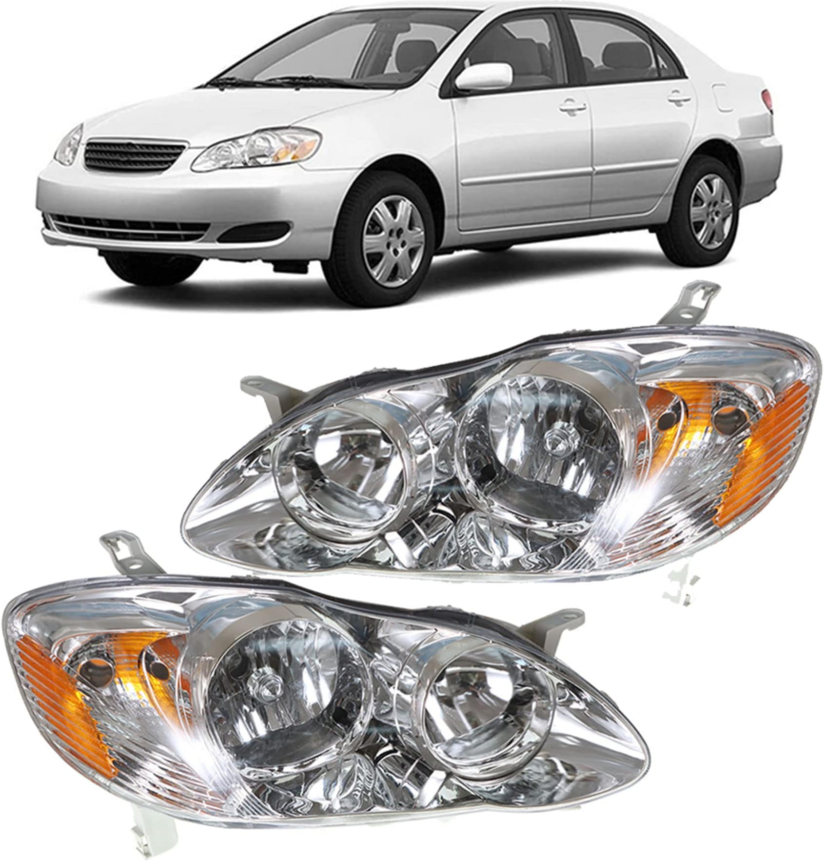 Amazon.com: LABLT Replacement for 2003 2004 2005 2006 2007 2008 Corolla ...