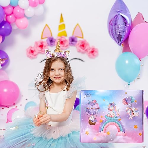 Miniatura 7 de LiYiQ Regalos de unicornio juguetes para niñas, regalos de cumpleaños para niñas de 3, 4, 5, 6, 7, 8 años, ideas de regalo de cumpleaños, juguetes