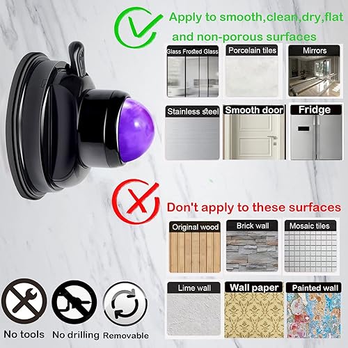 Miniatura 2 de Rodillo de bola de masaje montable, soporte de pared para masajeador de espalda y cuello, bola de punto de gatillo para recuperación muscular de