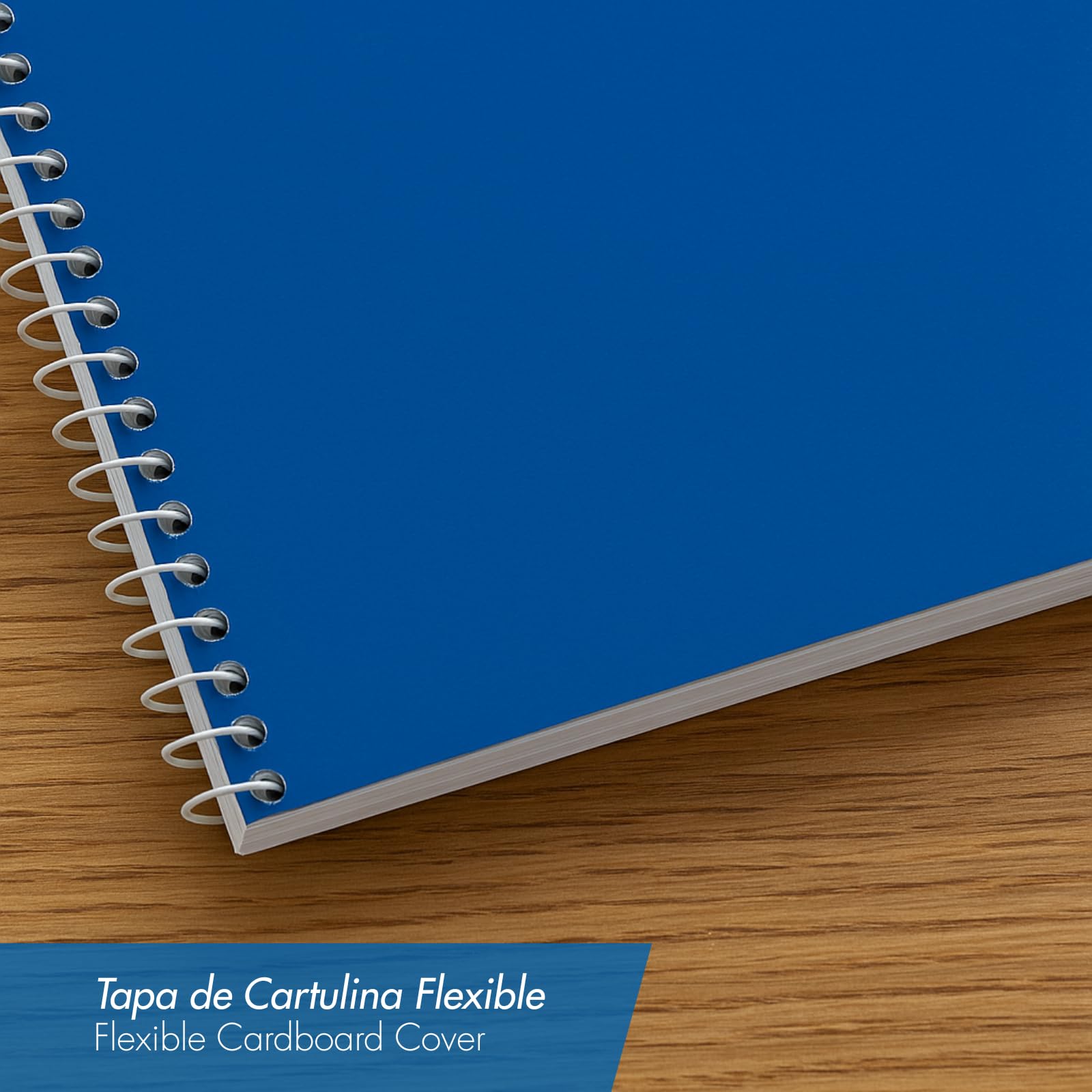 Cahiers A4+ 5 pcs 21,5x31,5 cm 80 Pages Quadrillées Reliure Spirale Couverture Souple en Carton Fournitures de Bureau
