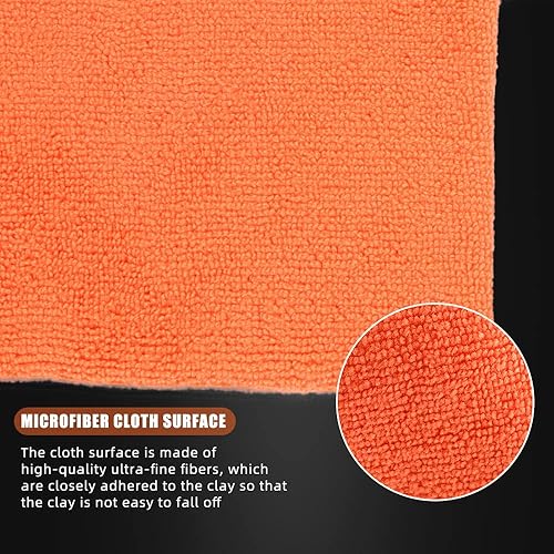 Miniatura 6 de SPTA Manopla de arcilla, 1 pieza, manopla de barra de arcilla de grado fino, manopla de borrador de lavado para detalle de automóviles, guante