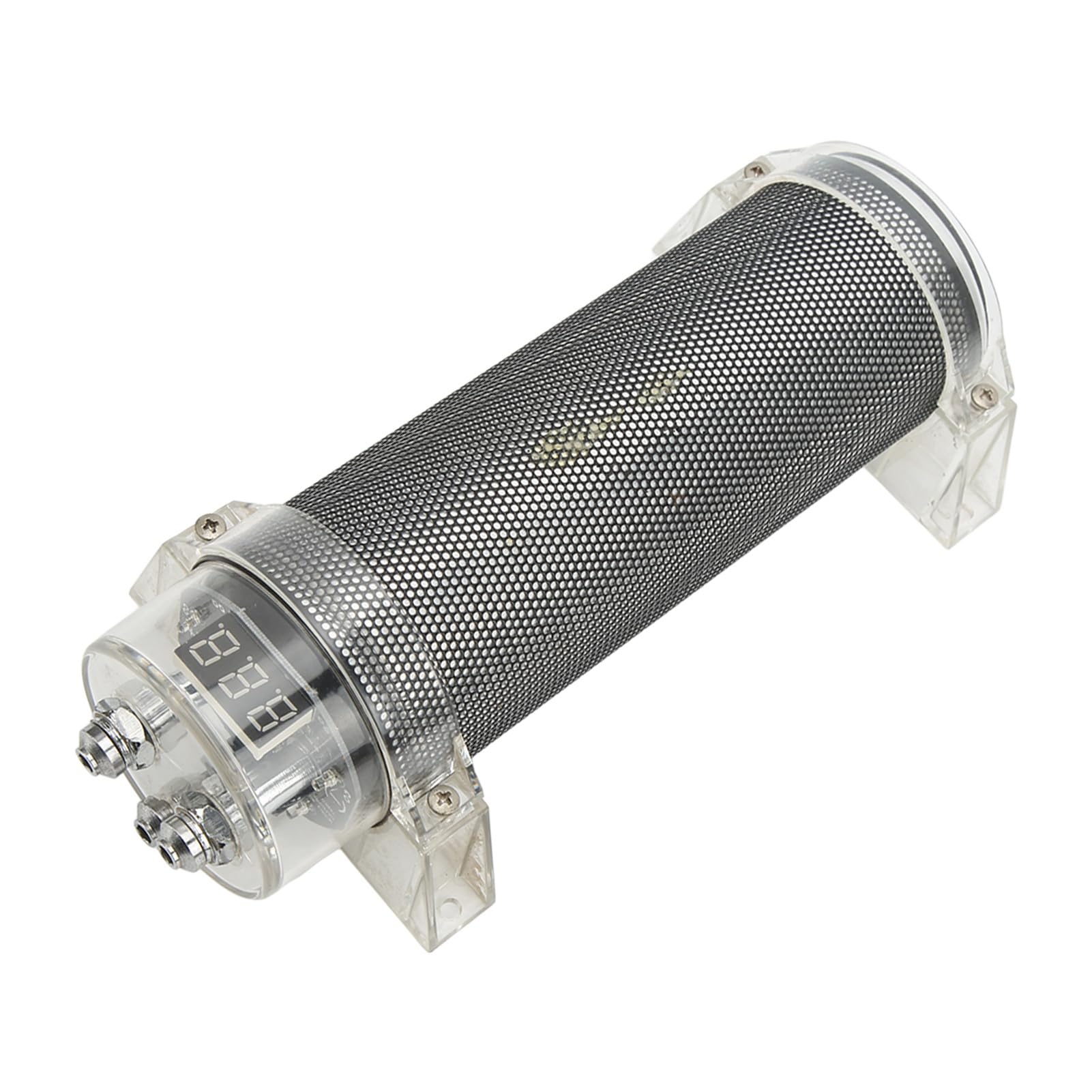 Condensador de potencia Torvex, condensador de refuerzo de audio de coche de 3 faradios para amplificador subwoofer, banco de condensadores de pantalla de voltaje LED 12 V