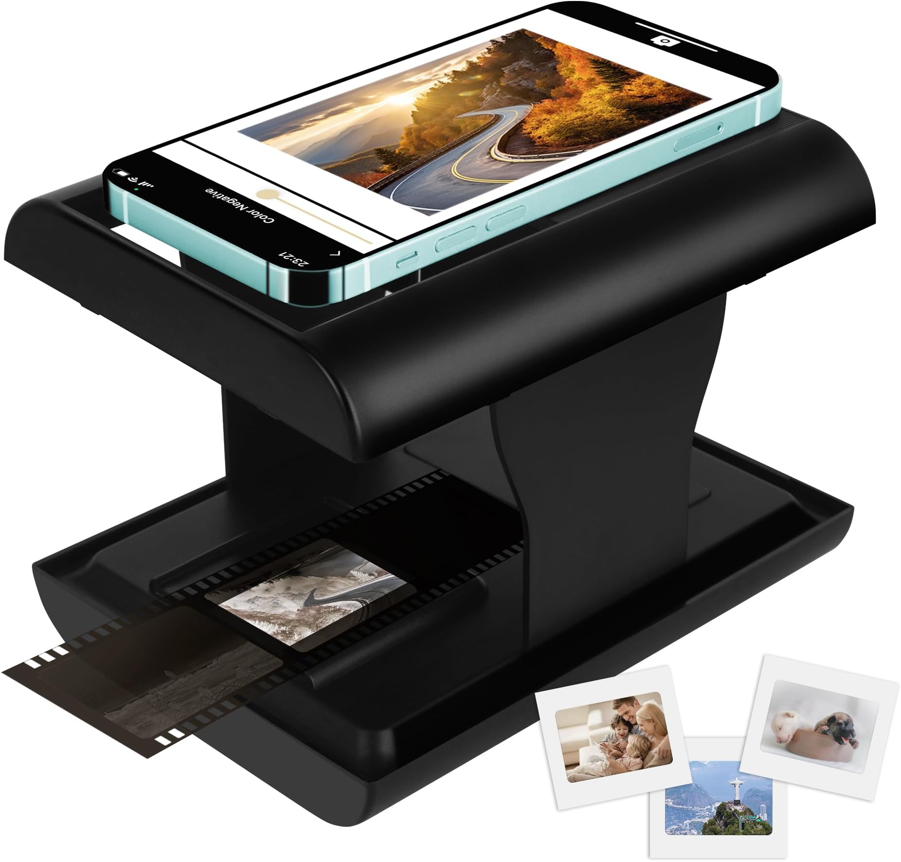 E-scannerNegatieve ScannerDigitale Filmscanilm Silde-scannerDigitale Negatievenscanner, Filmscanner 2 Inch Sn-diascanner Converteer 135 126 110 8 Mm dia's Naar 22 MP JPG