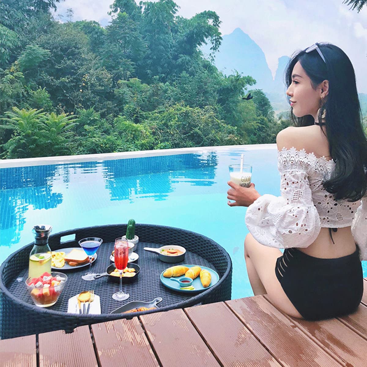 Bar De Piscine Flottant, Bar Flottant Piscine, Gonflables Porte