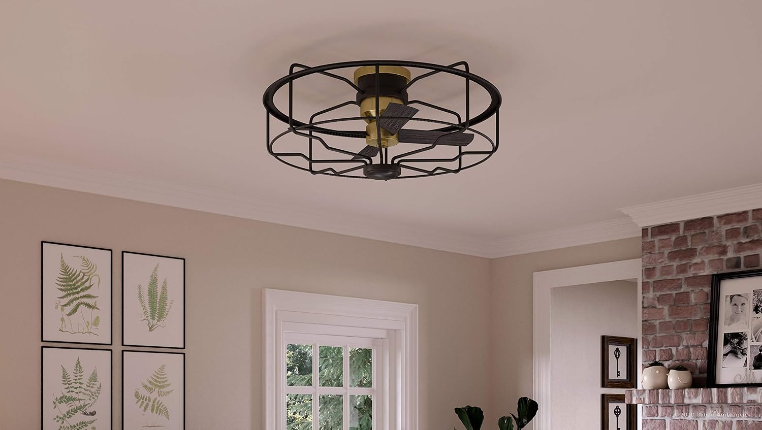 Black Friday - 80% OFF Luxury Luxe Indoor Ceiling Fan, Small Size: 15.3H x 32.9W, with Industrial Chic Style Elements, Midnight Black Finish, UHP9150 from The Harwich Collection by Urban Ambiance 🛒 Flash Sale Luxury Luxe Indoor Ceiling Fan, Small Size: 15.3H x 32.9W, with Industrial Chic Style Elements, Midnight Black Finish, UHP9150 from The Harwich Collection by Urban Ambiance