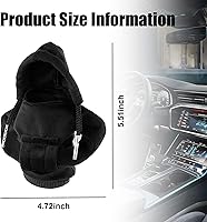 Vista 2 de Ziciner Funda para palanca de cambios de coche, diseño de suéter a la moda, protector de cambios suave universal, accesorios de decoración