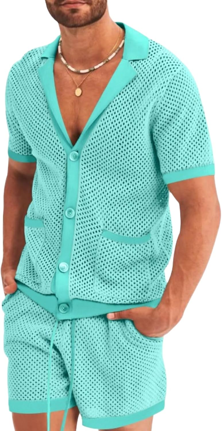 Men's Casual Shorts Drawstring Loose Fit Bottoms Summer Pants