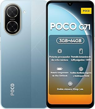 Xiaomi POCO C71 4G Black (Black) 3GB RAM 64GB ROM (Blue, 3+64GB