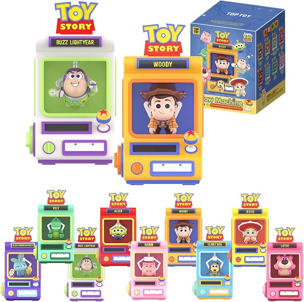 TOP TOY ディズニー(Disney)トイストーリー「クレーンゲーム 」シリーズ【1ピース】ガチャガチャ ブラインドボックス アクションフィギュア ソフビ PVC プレミアム おもちゃ 誕生日 プレゼント ウッディ バズ キャラクターコレクター向け - 1