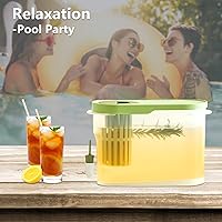 Vista 6 de PARBEE 1 Gallon Cold Brew Coffee Maker, Iced Coffee Maker with Ultra Fine Stainless Steel Mesh Filter and Spigot, Cold Brew Pitcher & Tea Infuser