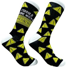 TrendWell Mens Funny Sarcastic Socks Humorous Introvert Retro Vintage Footwear Funny Gift for Casual Wear