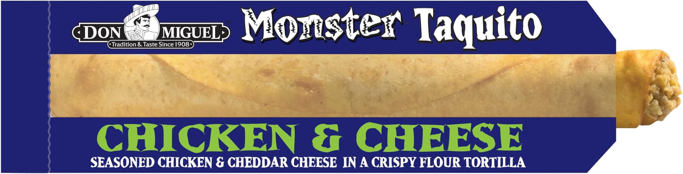 Chicken and Cheese Green Chile Taquito, 4 Ounce -- 24 per case.