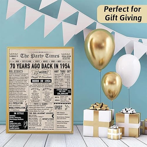 Miniatura 7 de Regalos de cumpleaños número 70 para hombres y mujeres, ideas de tarjetas de aniversario para abuelo y abuela, decoraciones de cumpleaños 70 para