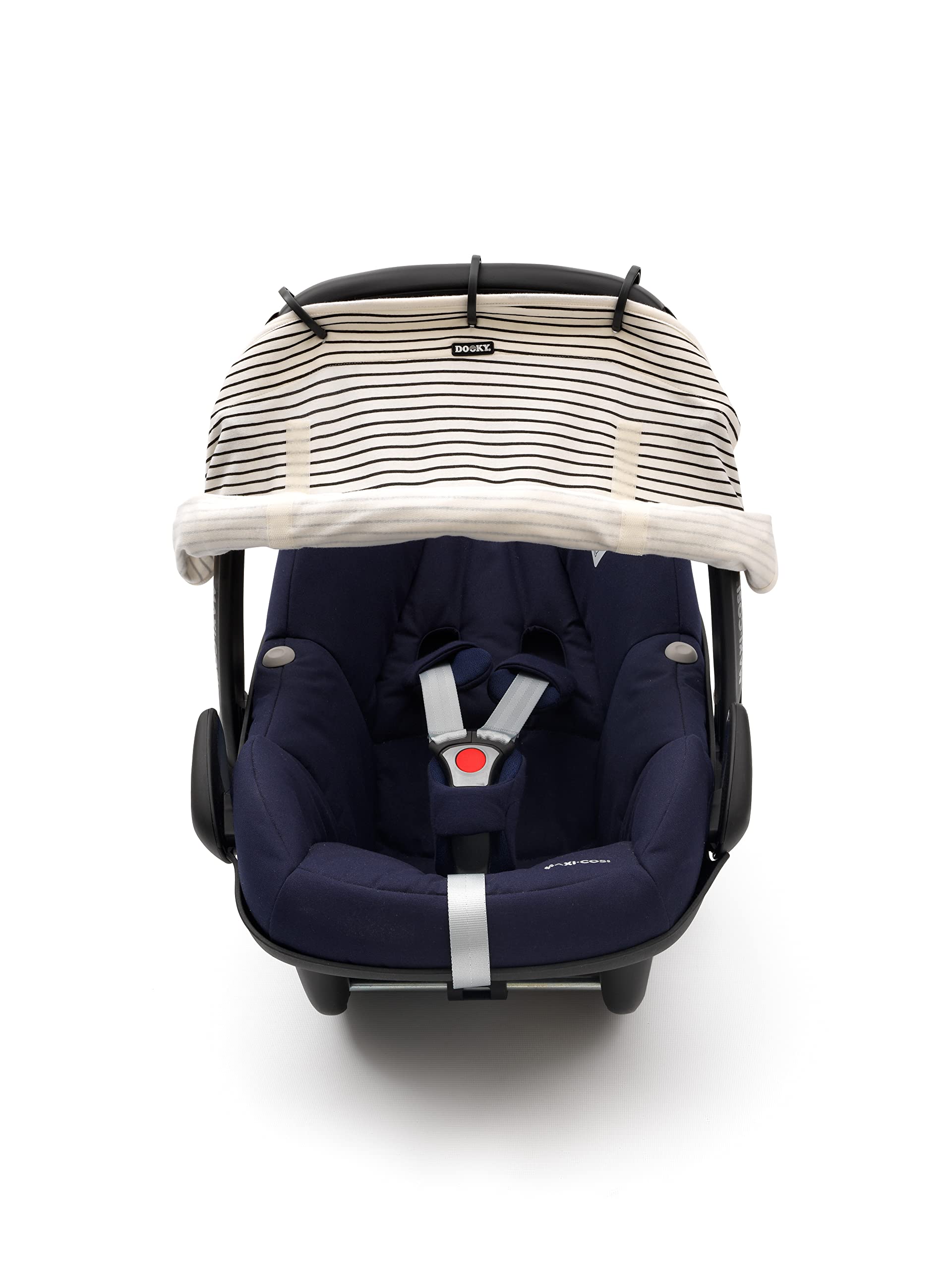 Dooky Zonnescherm voor babyautostoel/kinderwagen, kinderwagen/kinderwagen, universele pasvorm, beschermt tegen zon, wind en lichte regen, UPF 50 UV-bescherming, eenvoudig te installeren en te wassen