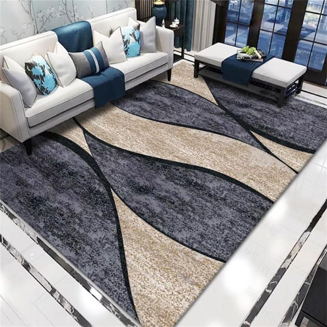 Tapis en forme de feuille gris pour sublimer le sol du salon et de la chambre
