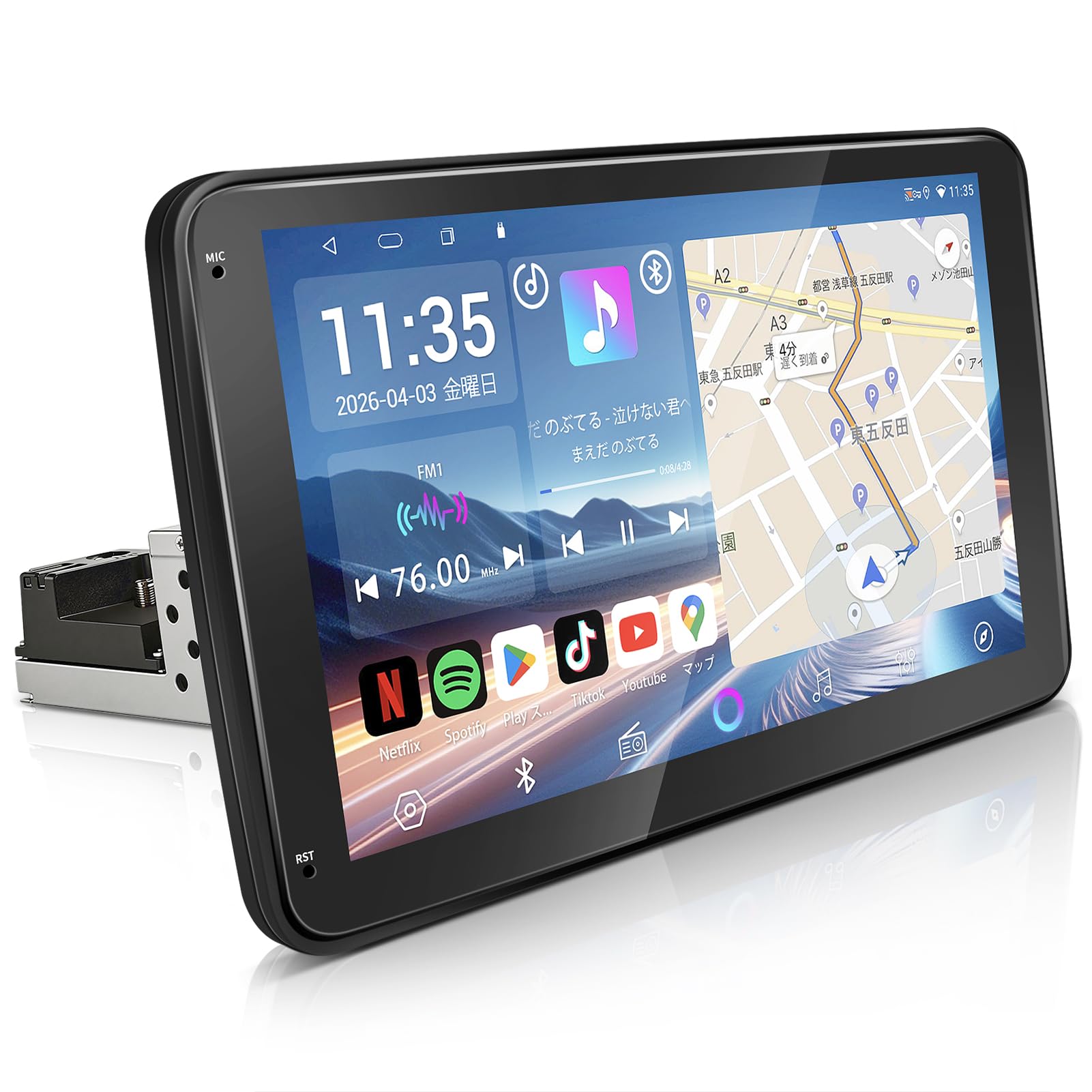 Amazon.co.jp: 「1DIN&10インチ」KASUVARディスプレイオーディオ