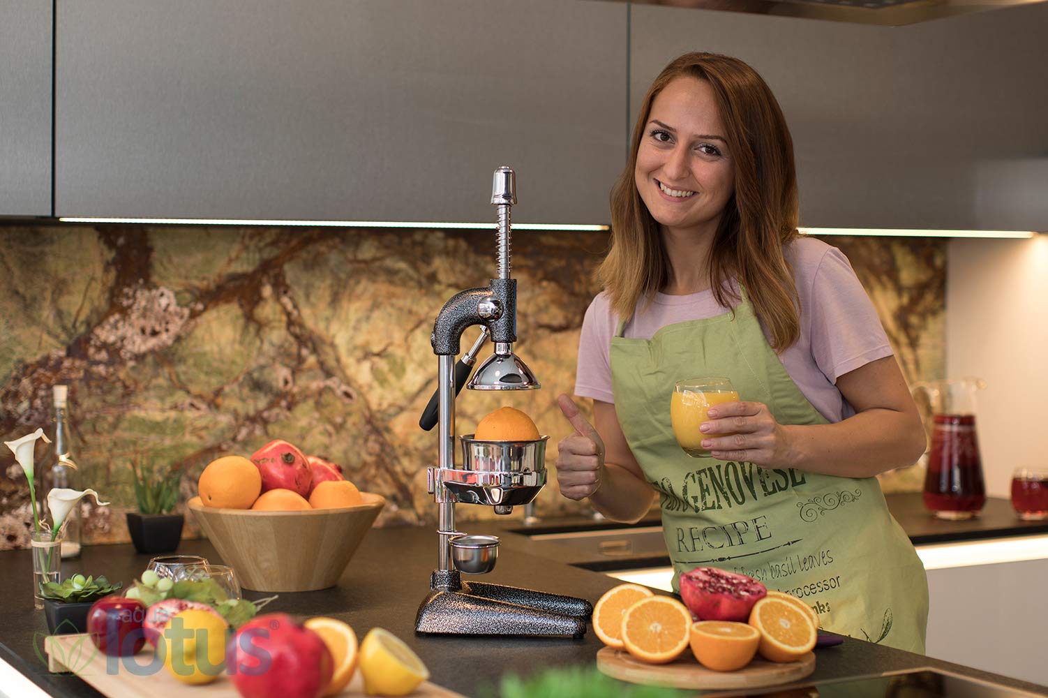 CO-Z - Spremiagrumi manuale di tipo commerciale, per agrumi, arance, limoni, melograni