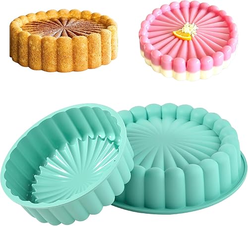 Miniatura 8 de Molde de Silicona para Pastel con Forma de Flor - Molde Bundt Antiadherente, Molde Flexible Reutilizable para Hornear Pasteles, Cupcakes y
