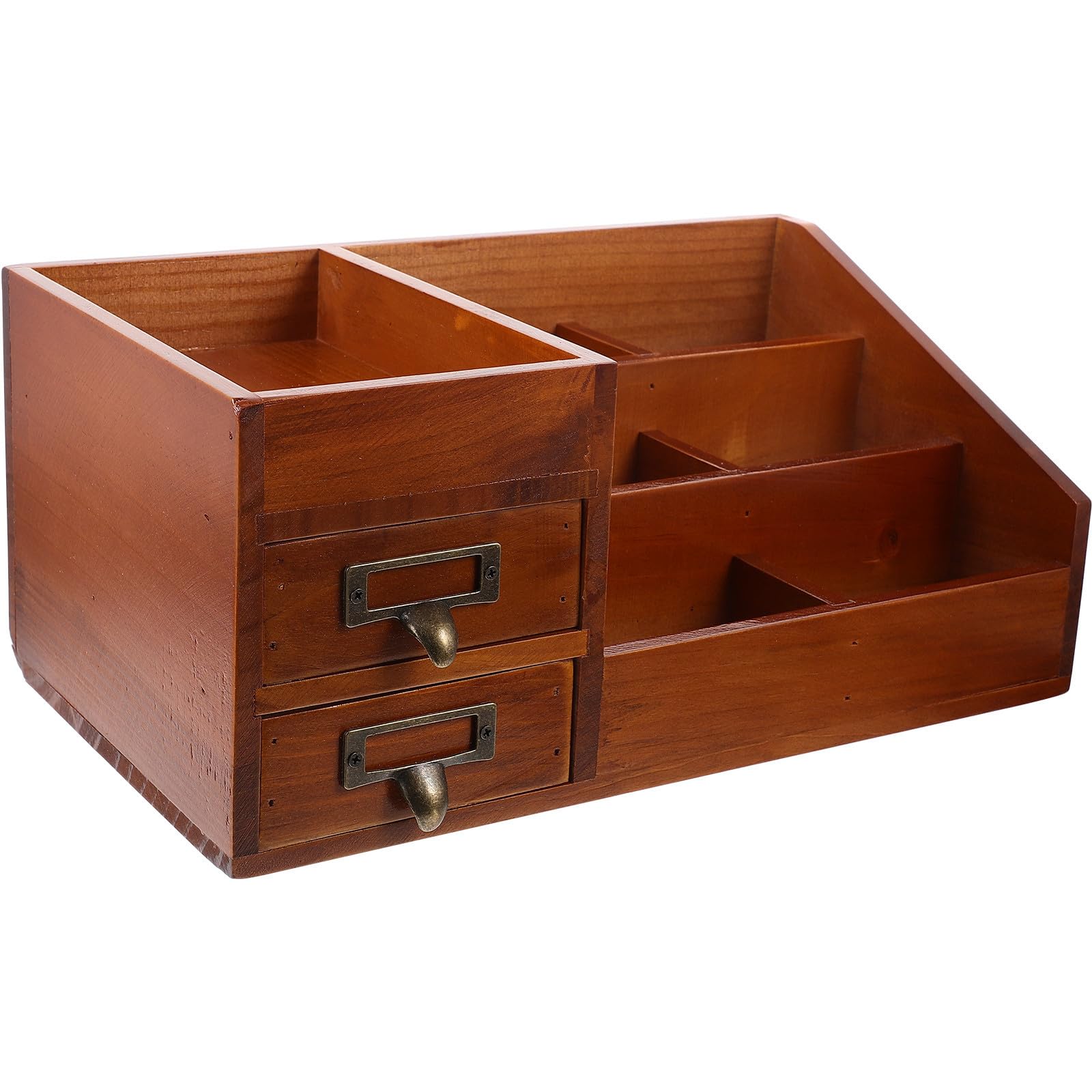 Schreibtisch Organizer mit Schubladen Aufbewahrungsfach für Kosmetik und Kleinigkeiten Dekorativer Lagerbehälter für Zuhause und Bastelbedarf