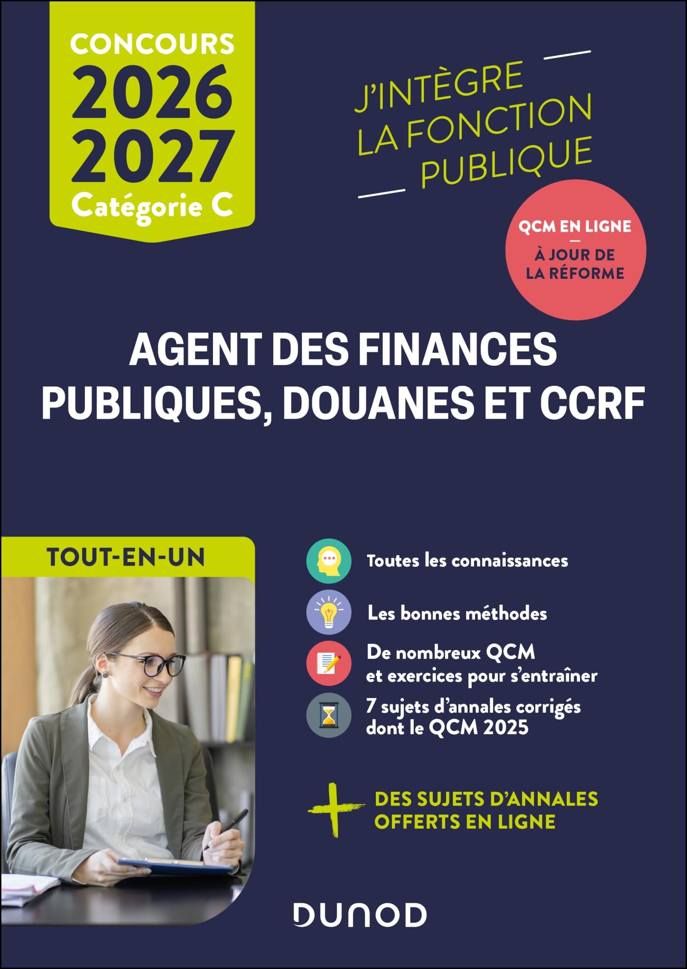 Concours commun Agent des finances publiques, douanes et CCRF - 2026-2027: Catégorie C - Tout-en-un
