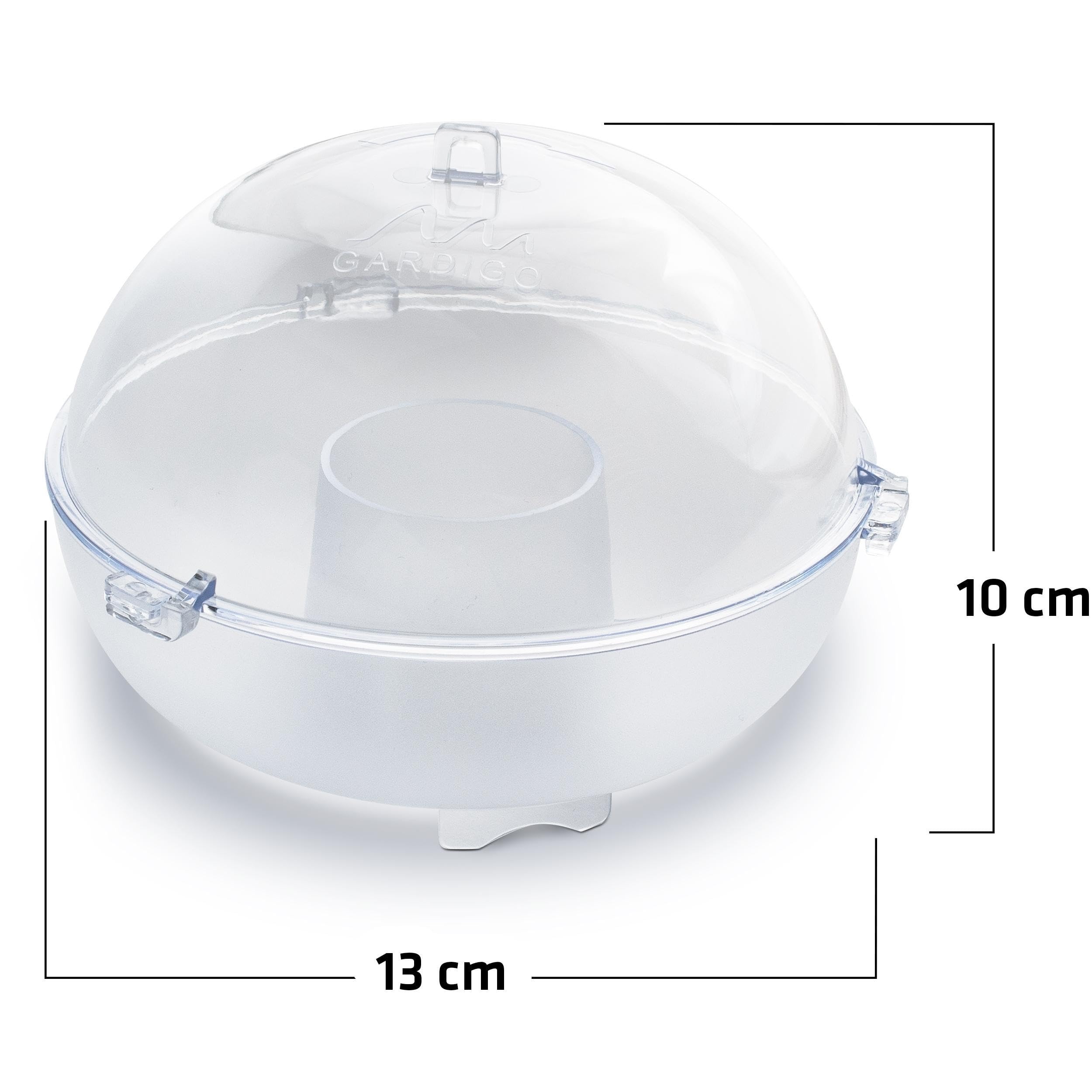 GARDIGO® Lot de 4 Piège À Mouches des Fruits, Attrape Insectes, Piège À Guêpes, À Usage Intérieur, avec Appât Naturel, Réutilisable, Fabriqué en Allemagne.