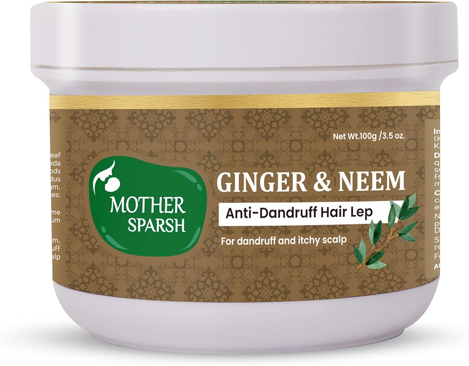 Mother Sparsh Ginger & Neem AntiDandruff Hair Mask Ginger & Neem