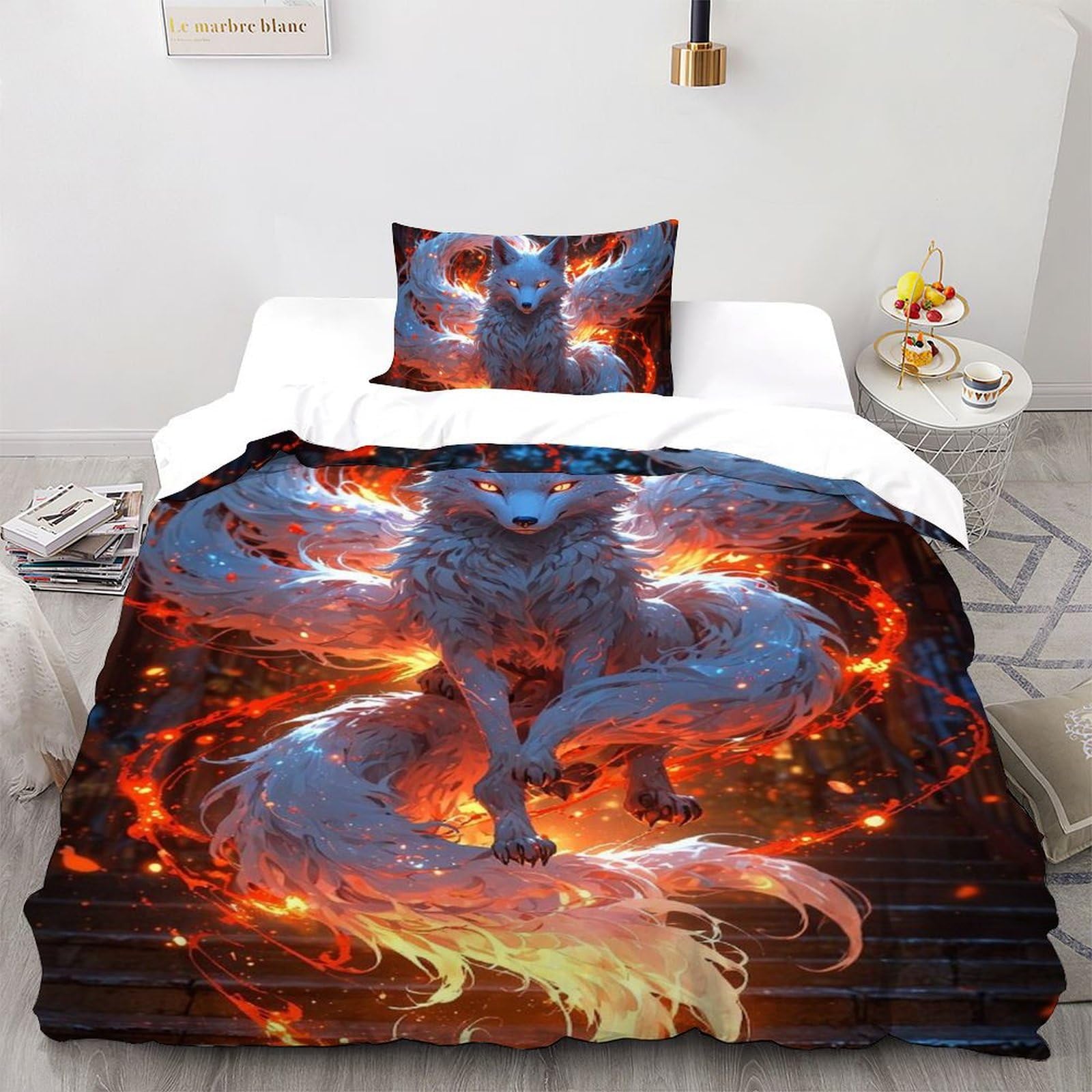 Parure de lit mystérieuse Ombre de Flamme pour apaiser le sommeil des enfants
