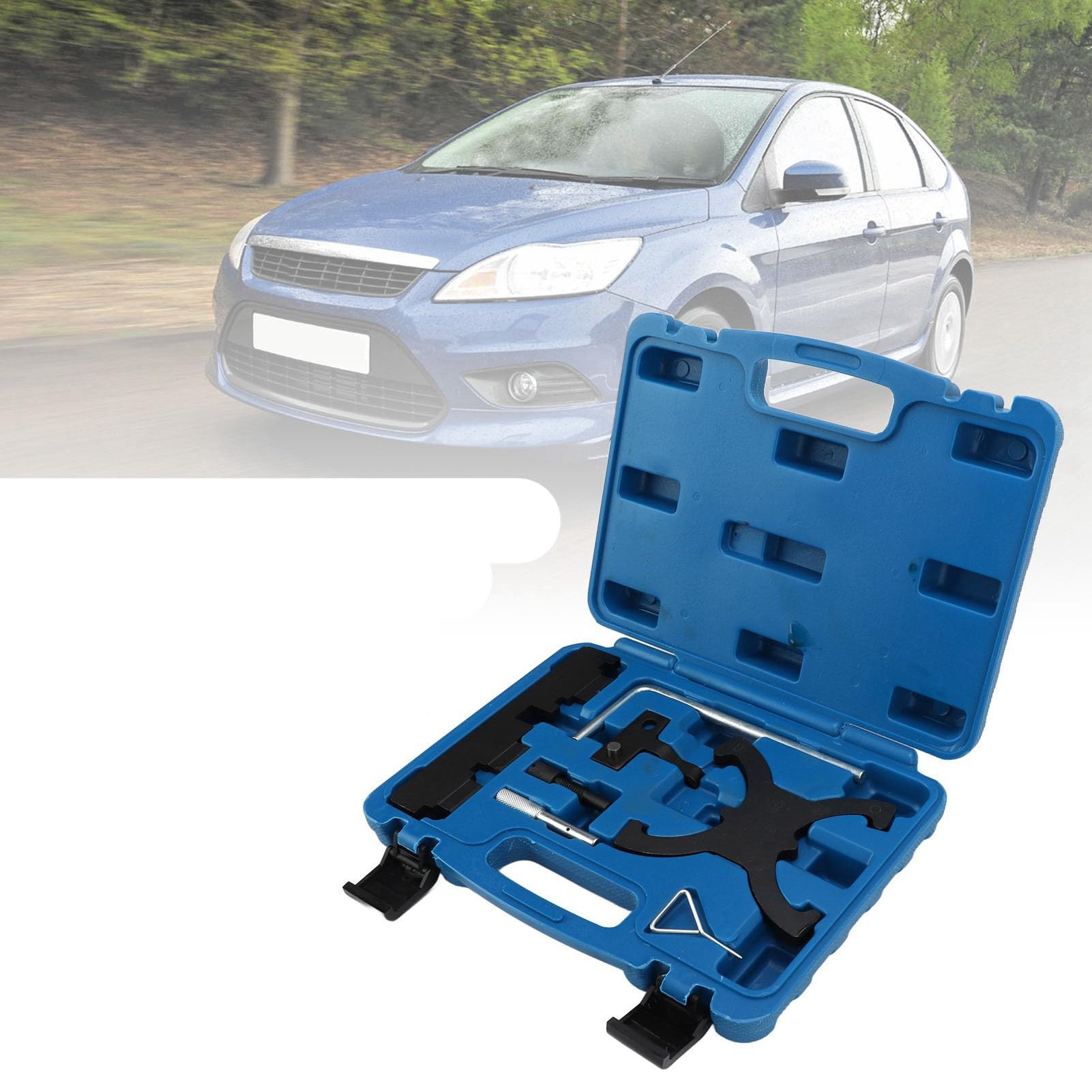 Tbest Kit di Strumenti per la Messa in Fase del Motore, 7 Pezzi/Set Kit di Strumenti per la Messa in Fase Dell'albero a Camme del Motore per 1.6 EcoBoost Duratech 1.5L 1.6L Engine