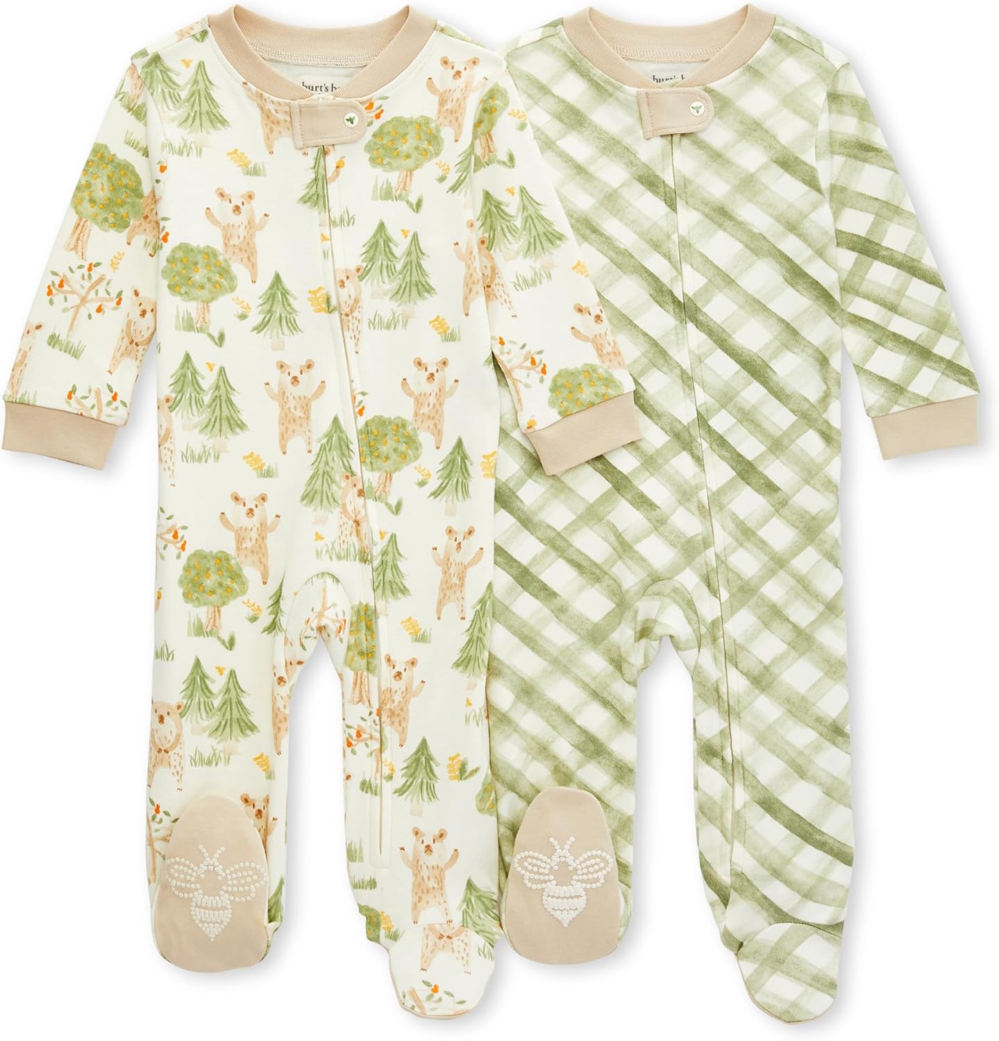 Burt's Bees Baby babyboys Sleep and Play Pjs, 100 Organic