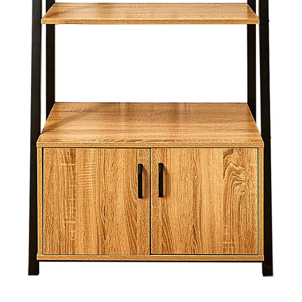 AltoBuy RAJIO - Meuble Etagère Industriel Effet Bois et Métal