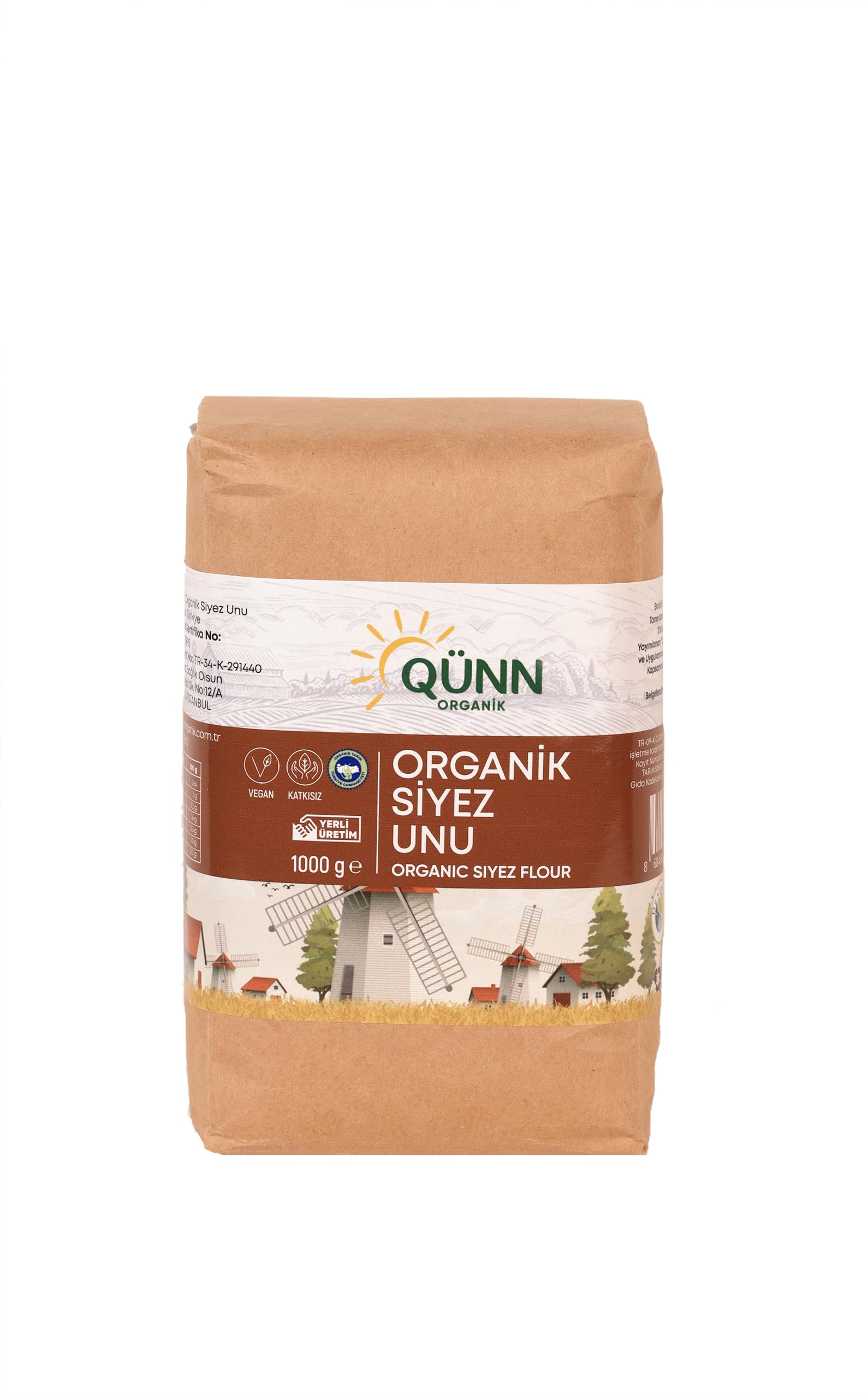 QÜNN Organik Siyez Unu