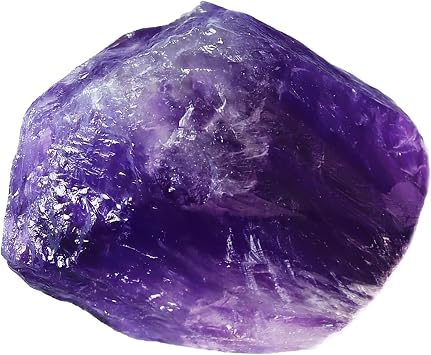 Amethyst Raw Crystals, Large 1.8-2.1" Healing Crystals Natural Rock Rough Stone Gemstones Energy Balance Meditation Home Decor Gifts, Tumbling, Cabbing, Fountain Rocks, Decoration, Wicca & Reiki