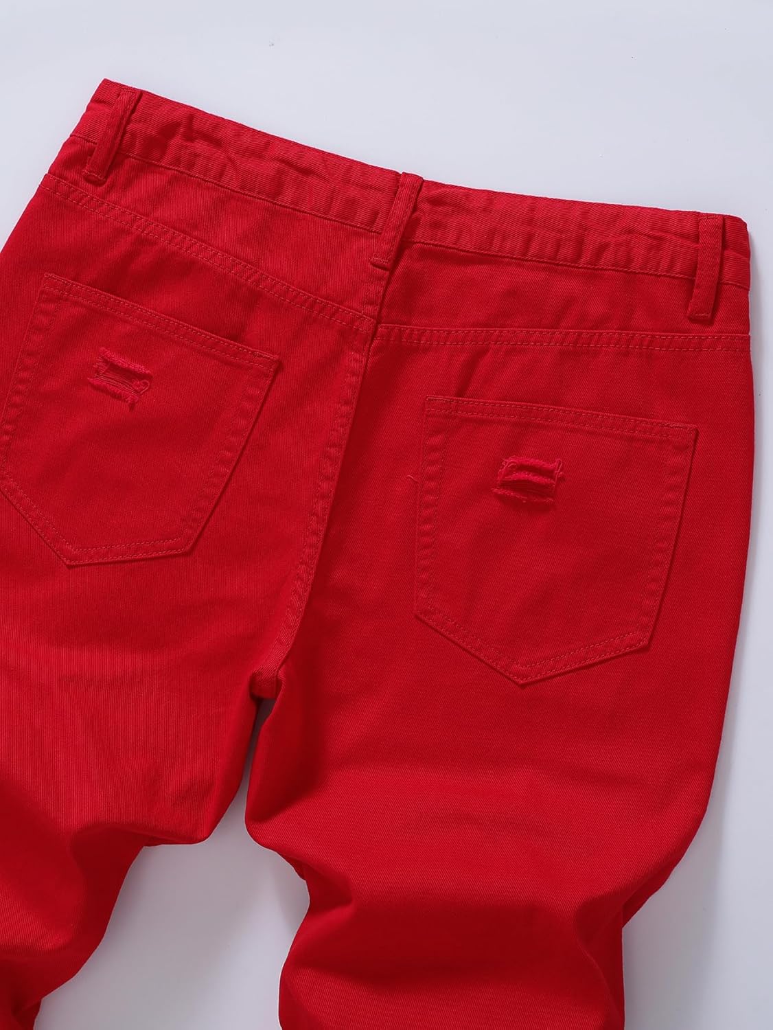 Men's Non-Stretch Regular Fit Straight-Leg Denim Pants Jeans - Image 4