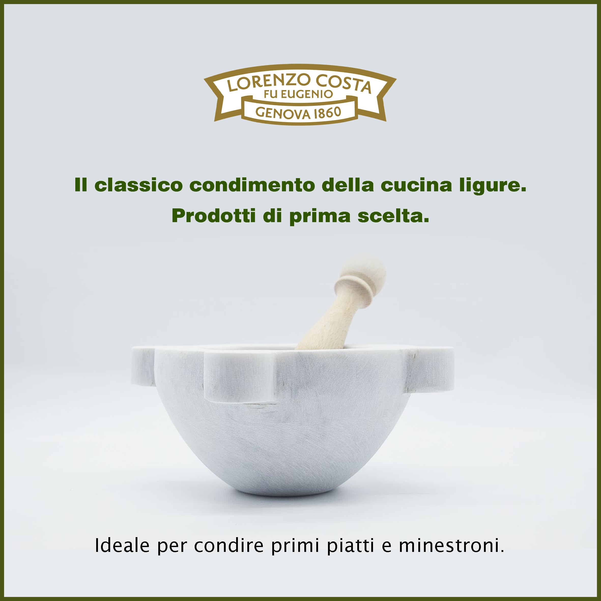 LORENZO COSTA FU EUGENIO Pesto alla genovese | Pesto Genovese artigianale | Pesto alla Genovese Artigianale | Pesto Ligure | Sughi Pronti Per la Pasta | Vasetto da 185gr (4 Pezzi)