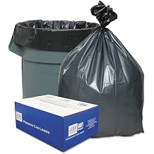 Platinum Plus PLA4870 Can Liner, Super Hexene Resin 40-45gal, 1.55 Mil, 39 x 46, 50/Carton