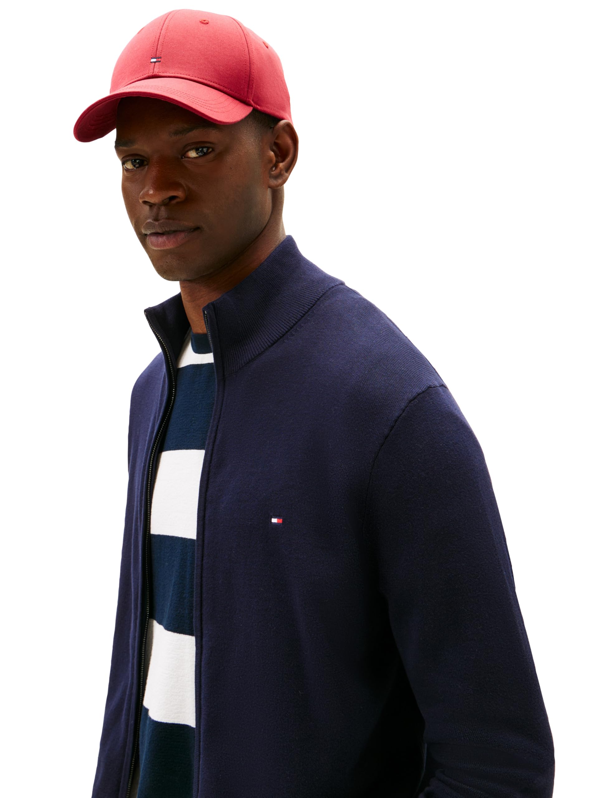 Tommy Hilfiger Sweter Mężczyźni Lightweight Full Zip Up Sweater