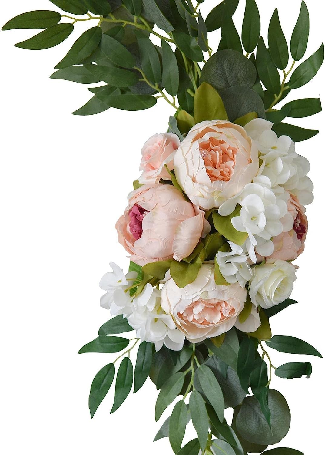 BUNGAA Hochzeitsbogen Blumen, Blumenbogen, Hochzeit Bogen Drape Hintergrund Vorhang Hochzeit Bogen Swag Kränze