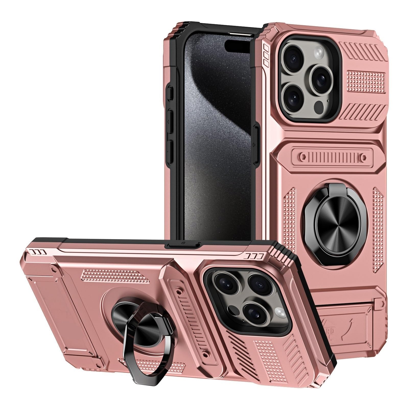 Étui portefeuille iPhone 16 Pro Max rose pour simplifier vos sorties et protéger votre écran