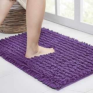 Walensee Bathroom Rug Non Slip Bath Mat (36x24 Inch Lavender) Water Abso...