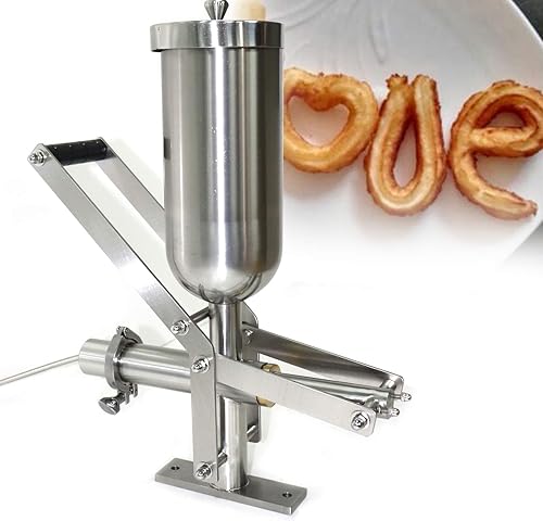 Miniatura 6 de Churro Maker, máquina de relleno de donas de churros, máquina de llenado de donas de 5L, máquina de llenado manual de churro, máquina de frutas