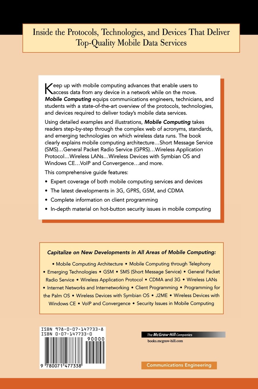 Mobile Computing: Technology, Applications, and Service Creation