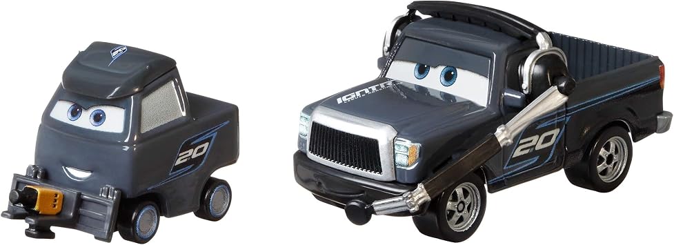Cars Disney Pixar 2-Pack, Ray Reverham & Laura Spinwell, 155 Scale Die-Cast Fan Favorite Vehicles