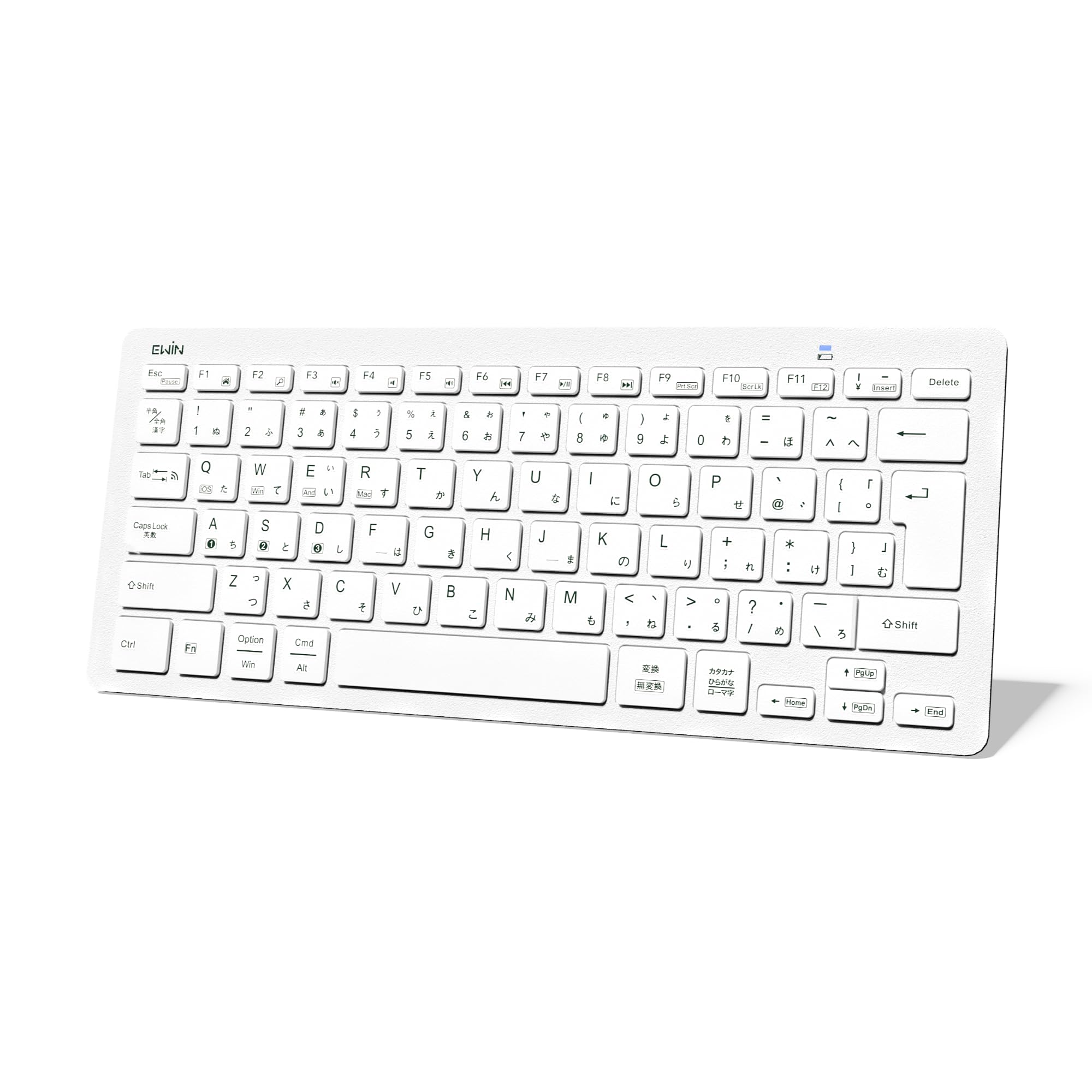 Ewin キーボード ワイヤレス bluetooth JIS基準日本語配列 かな…