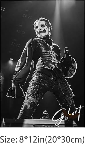 Miniatura 2 de SAVOMA Póster de banda musical para decoración de habitación, decoración de pared, pósteres de regalo, sin marco, 08 x 12 pulgadas (7.9 x 11.8 in)