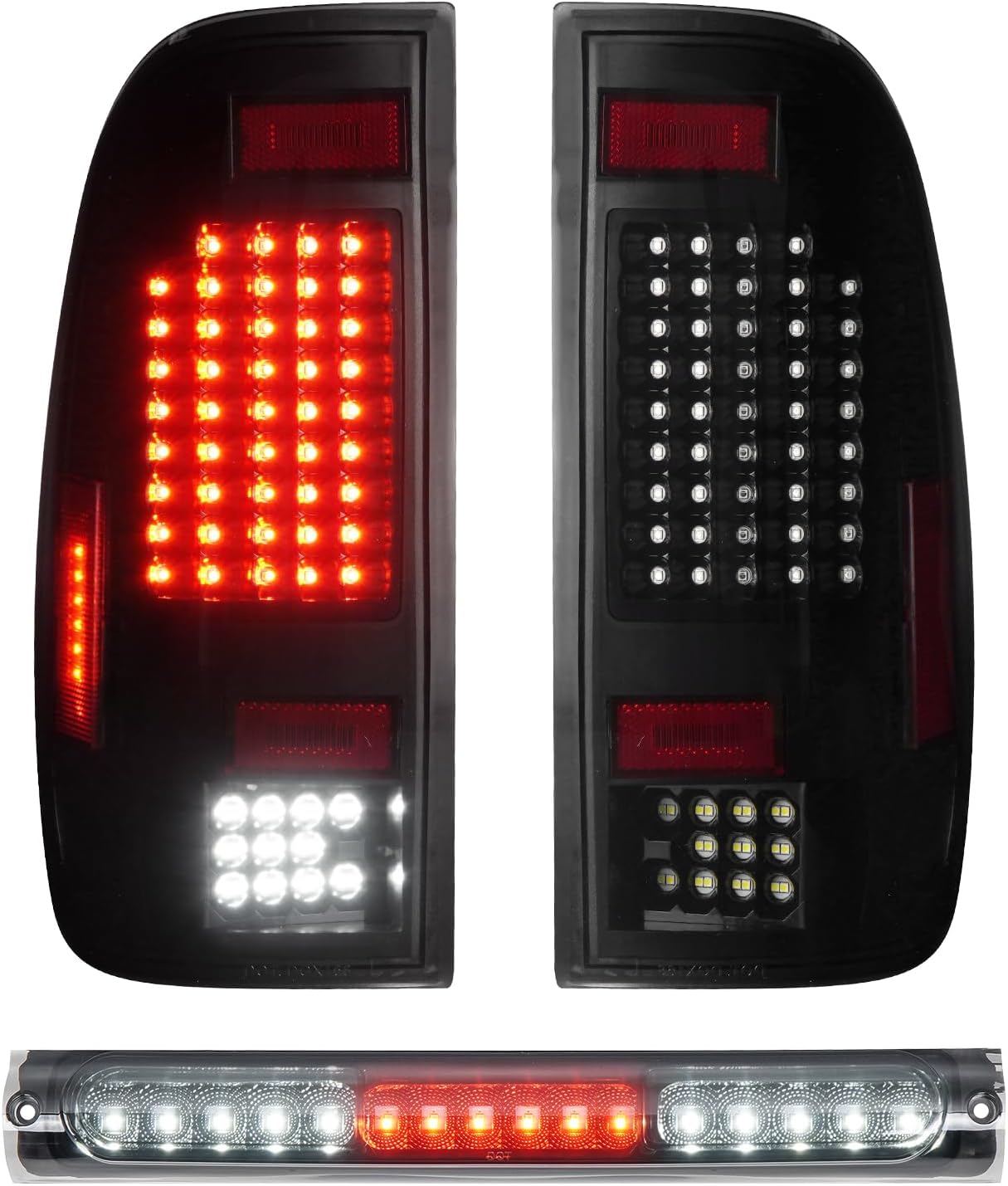 09-14 Ford F150 Pair Full Led Tail Light Dual-Row Third Brake/Cargo La – Dynamic Performance Tuning - Foto 12